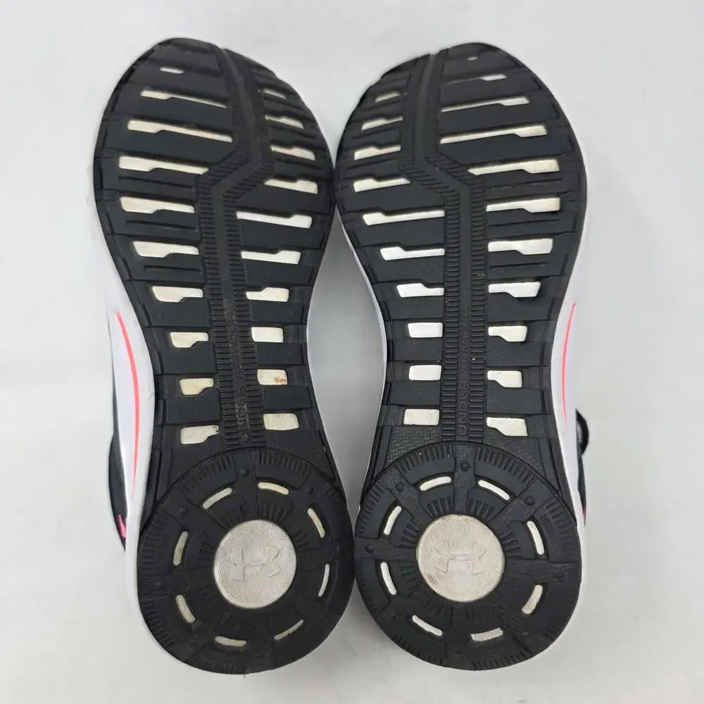 Under Armour Black Pink Athletic Sneakers Running Shoes Womens US 10